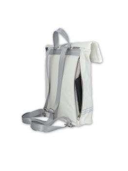 Preview: Rolltop Rucksack S " Möwe "  orange blau